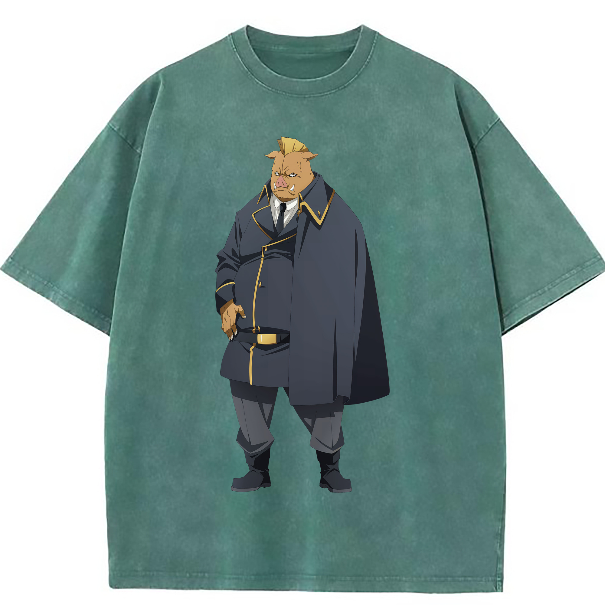 （画像用） 転スラ Regarding Reincarnated to Slime 綿100% ヴィンテージ風 半袖Tシャツ（フロントプリント）